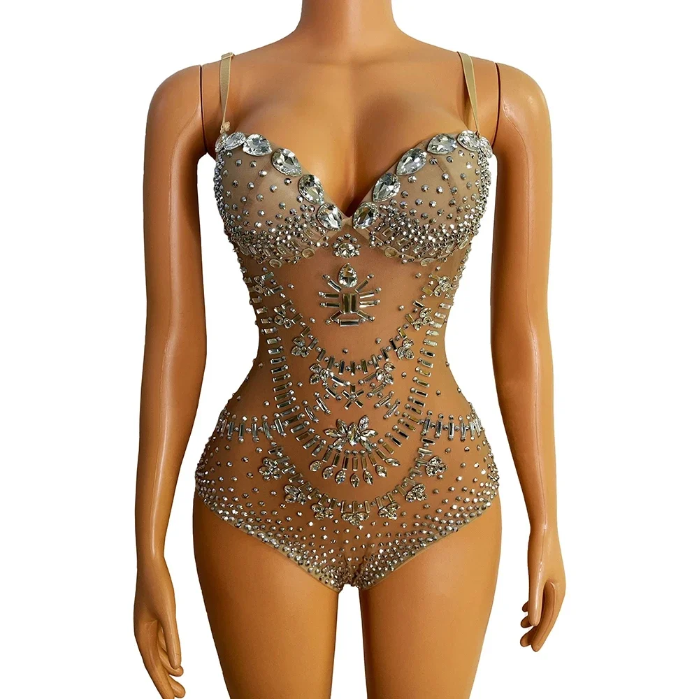 Board Game Yogi - Celebrate Female Singer Dj Rhinestones Bodysuit
