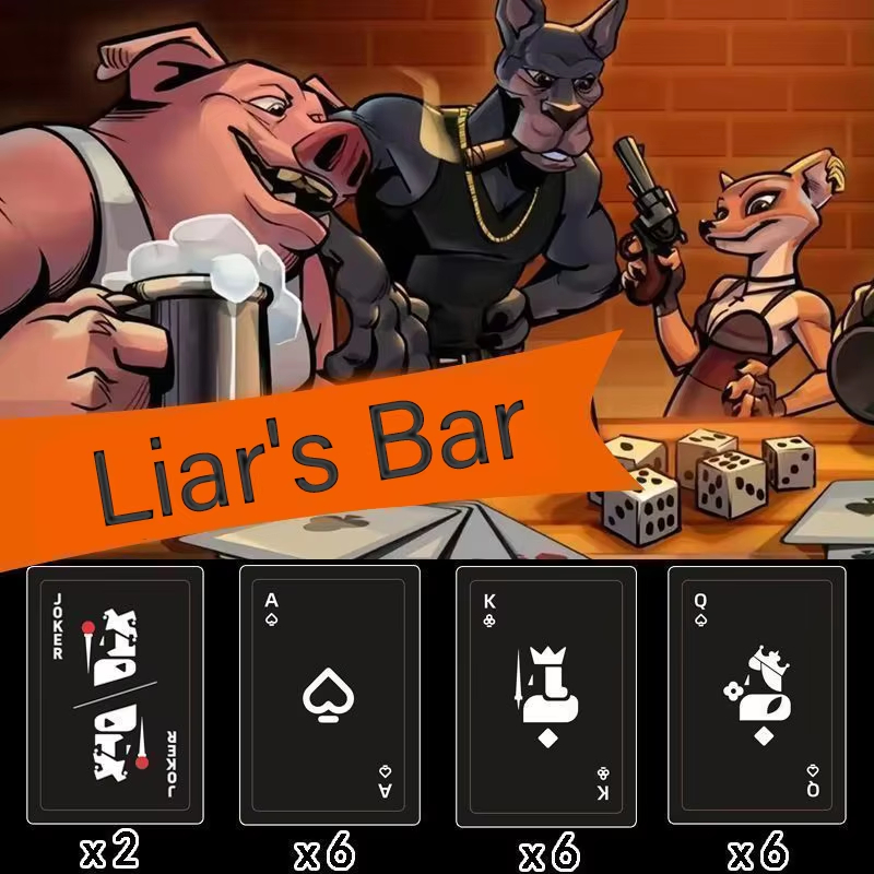 Liars Bar Table Card Game Card - Board Game List ulasan dan harga