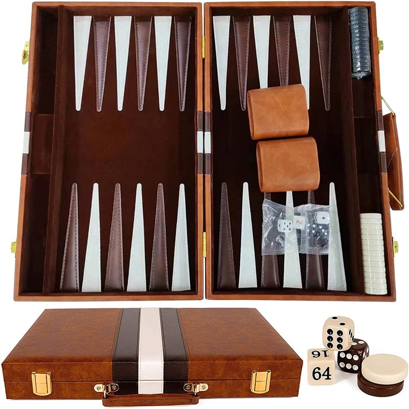 New classic backgammon set wit - Board Game Harvest ulasan dan harga