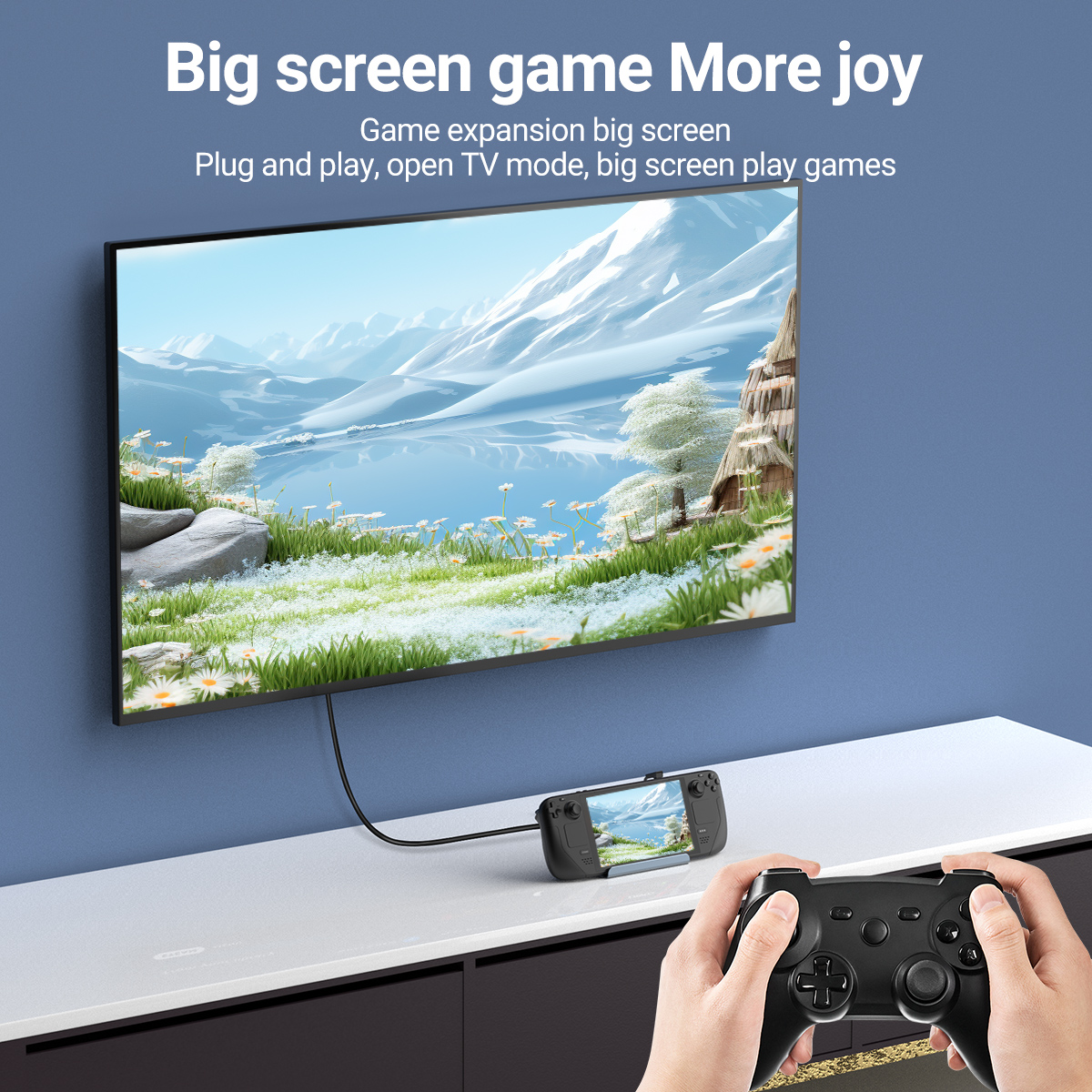 5 In 1 USB-C Game Hub Type-C C - Board Game Steam ulasan dan harga