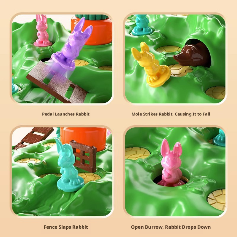 Hot Sale Fun Toy Rabbit Trap U - Board Game List ulasan dan harga