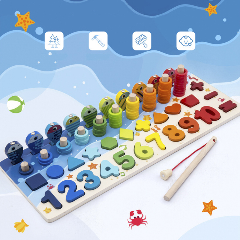3D Wooden Blocks Children's Mo - Board Game Harvest ulasan dan harga
