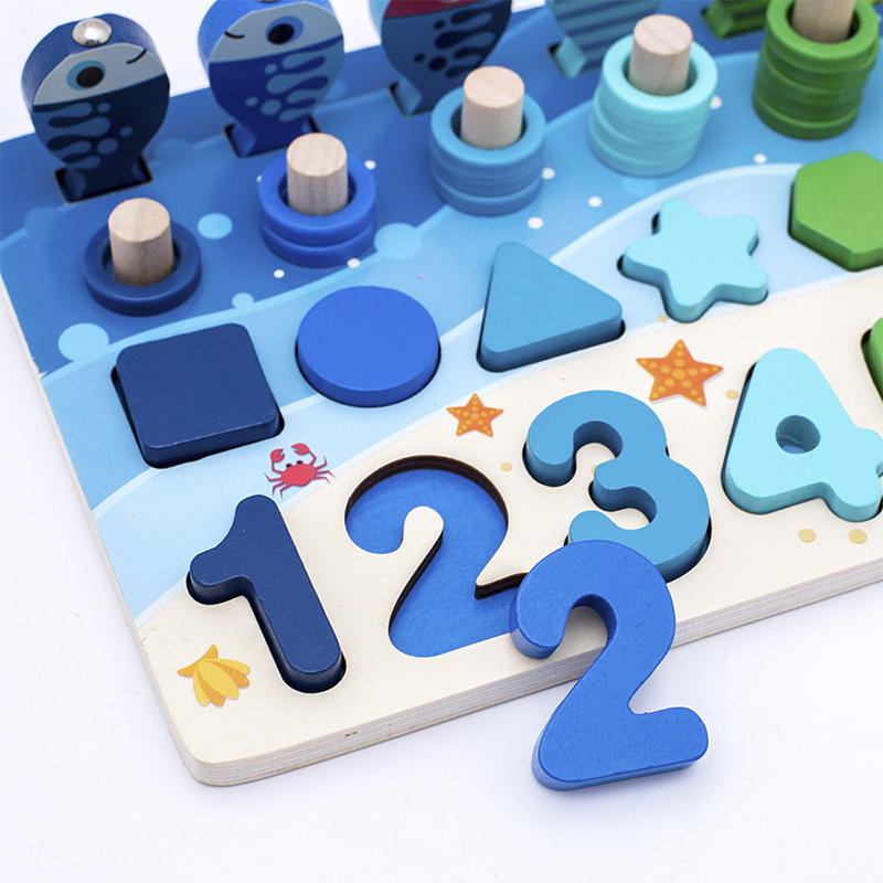 3D Wooden Blocks Children's Mo - Board Game Harvest ulasan dan harga