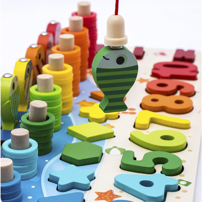 3D Wooden Blocks Children's Mo - Board Game Harvest ulasan dan harga