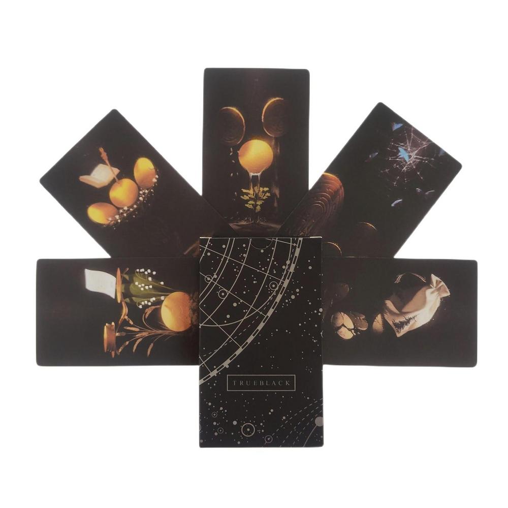 True Black Tarot Cards 78 Card - Board Game List ulasan dan harga