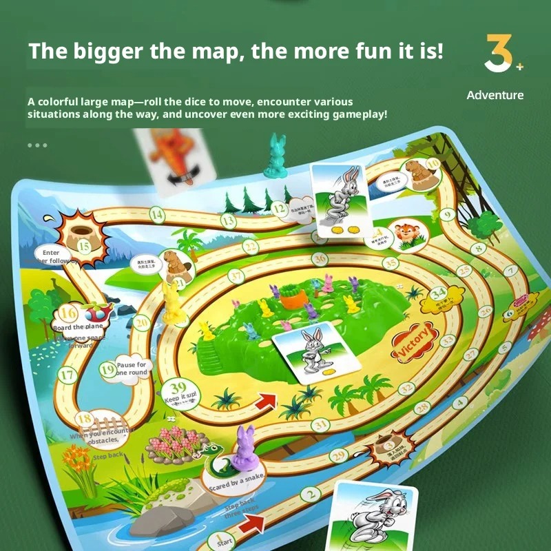 Hot Sale Fun Toy Rabbit Trap U - Board Game List ulasan dan harga