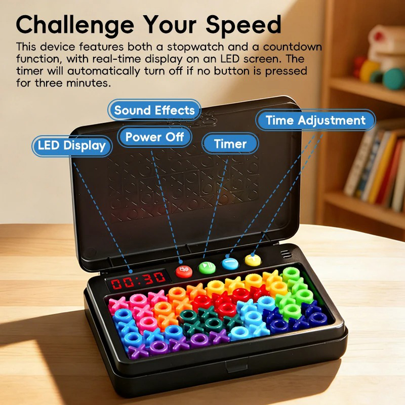 KNYYSECQ Smart XO Puzzle Child - Board Game With Questions ulasan dan harga