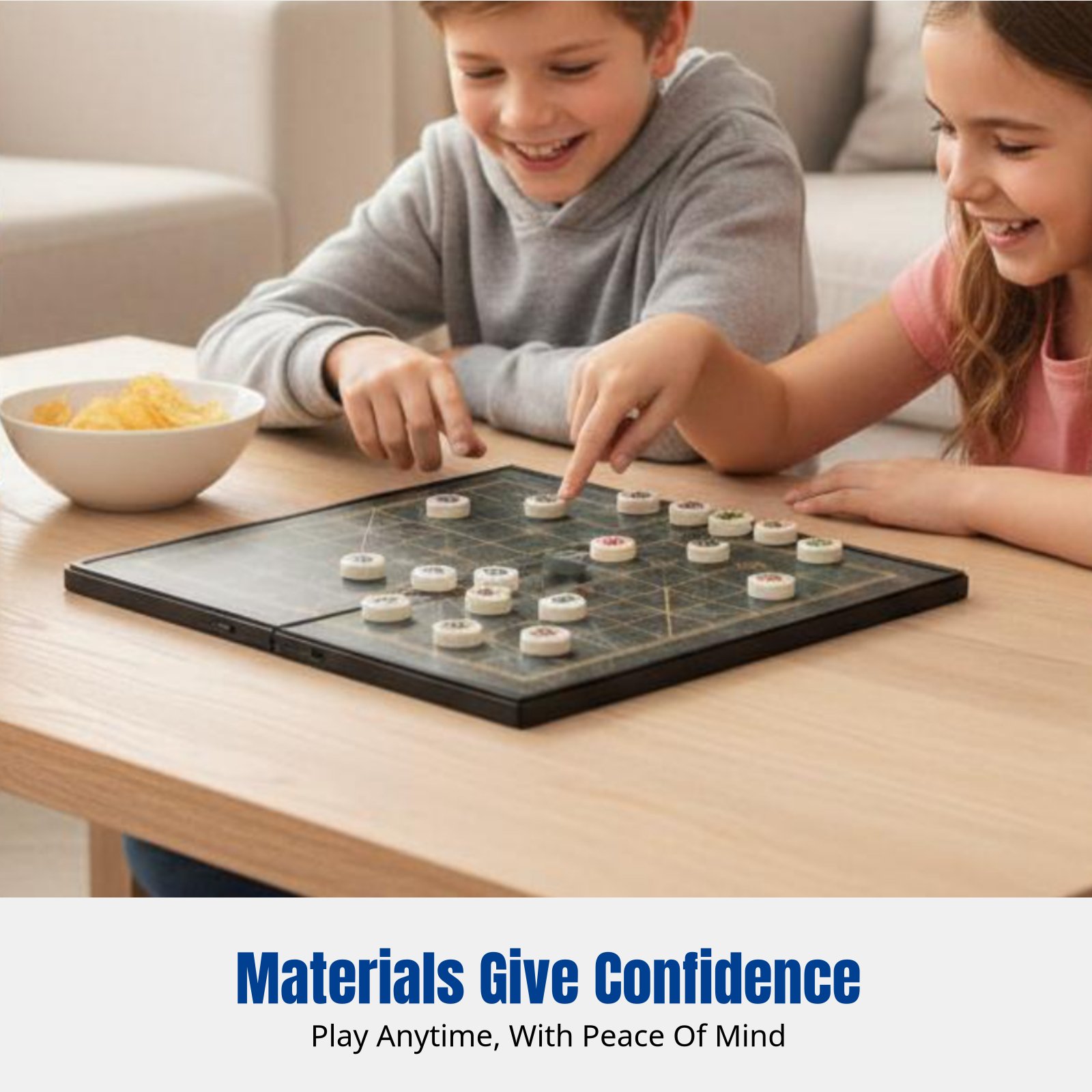 Foldable Chess Set, Multi-Game - Board Game For Kids ulasan dan harga