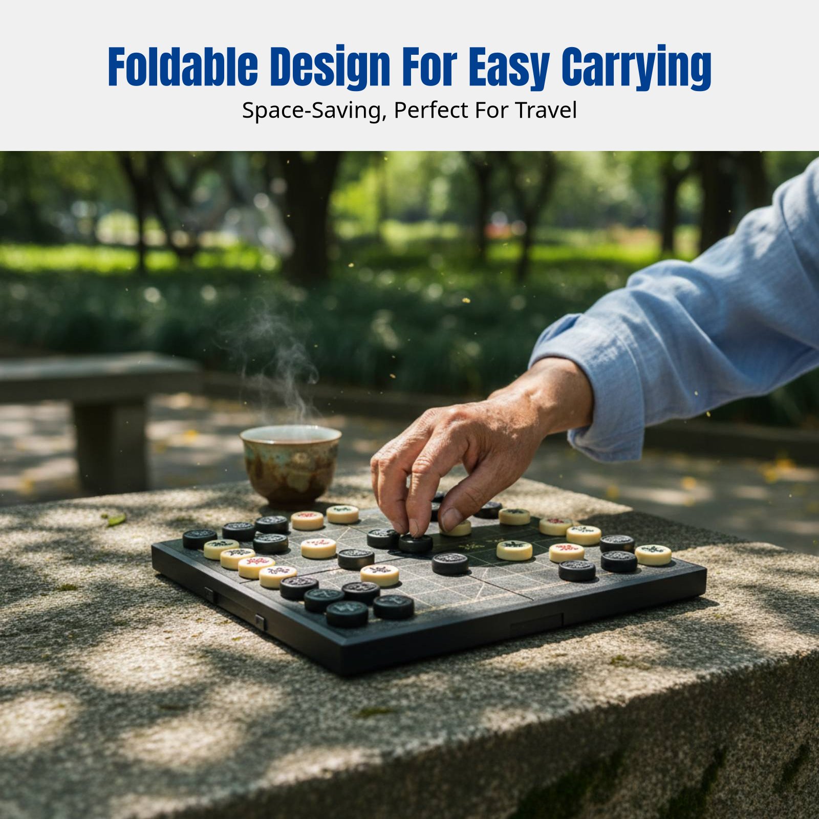 Foldable Chess Set, Multi-Game - Board Game For Kids ulasan dan harga