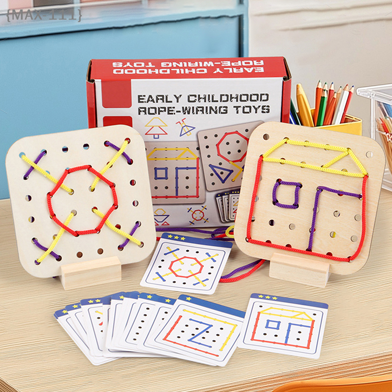 【F2-MAX111】Wooden Montessori G - Board Game With Questions ulasan dan harga