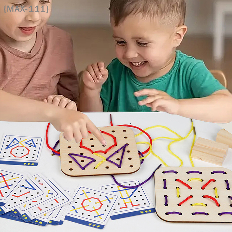 【F2-MAX111】Wooden Montessori G - Board Game With Questions ulasan dan harga