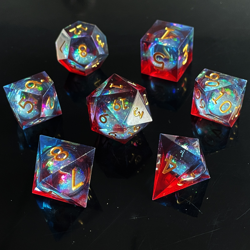 7pcs resin quicksand mixed col - Board Game List ulasan dan harga