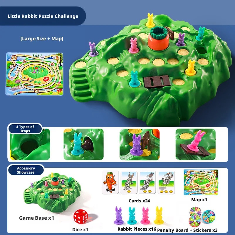 Hot Sale Fun Toy Rabbit Trap U - Board Game List ulasan dan harga