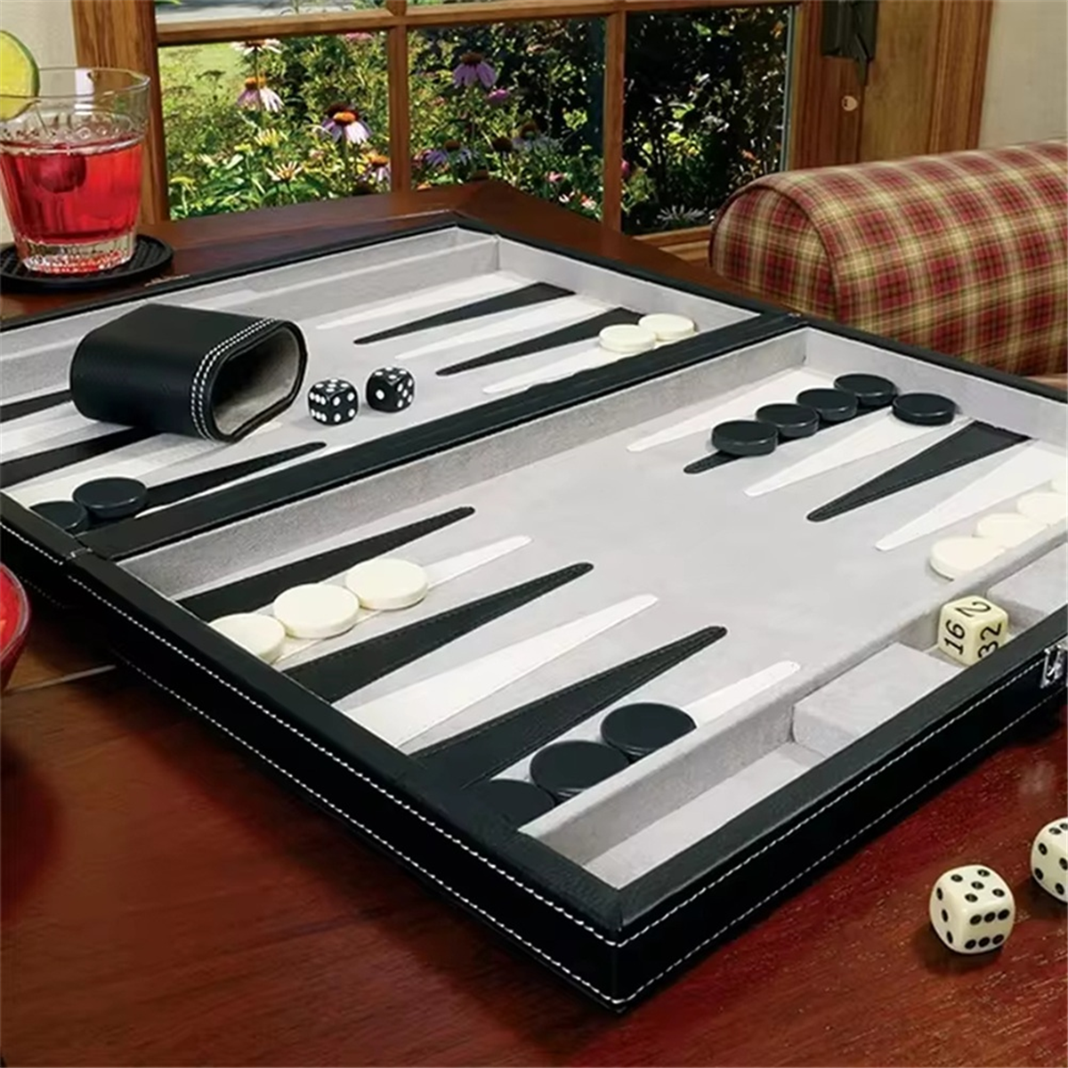 Classic Board Game with Leathe - Board Game Harvest ulasan dan harga
