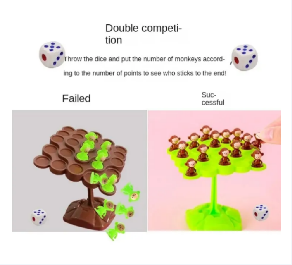 Monkey Balance Tree Focus Bala - Board Game With Questions ulasan dan harga