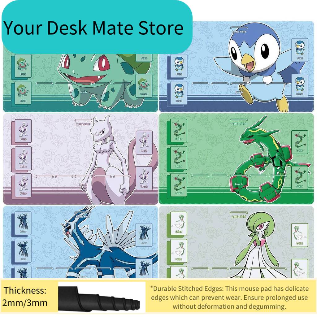 600X350X2Mm Diy Ptcg Bulbasaur - Board Game List ulasan dan harga