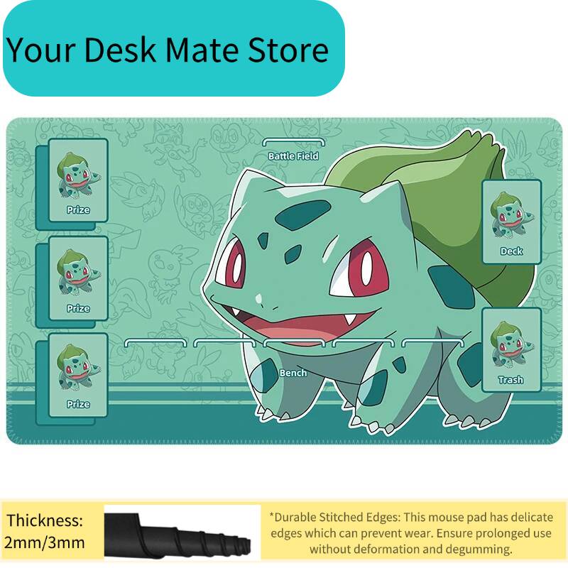 600X350X2Mm Diy Ptcg Bulbasaur - Board Game List ulasan dan harga