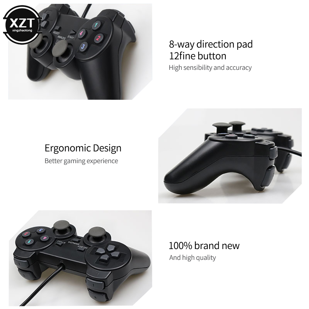 1pcs USB Wired Gamepad Joystic - Board Game Steam ulasan dan harga