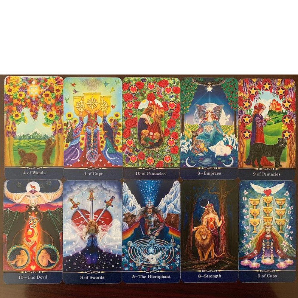 10.3*6cm The Star Tarot Your P - Board Game Path ulasan dan harga