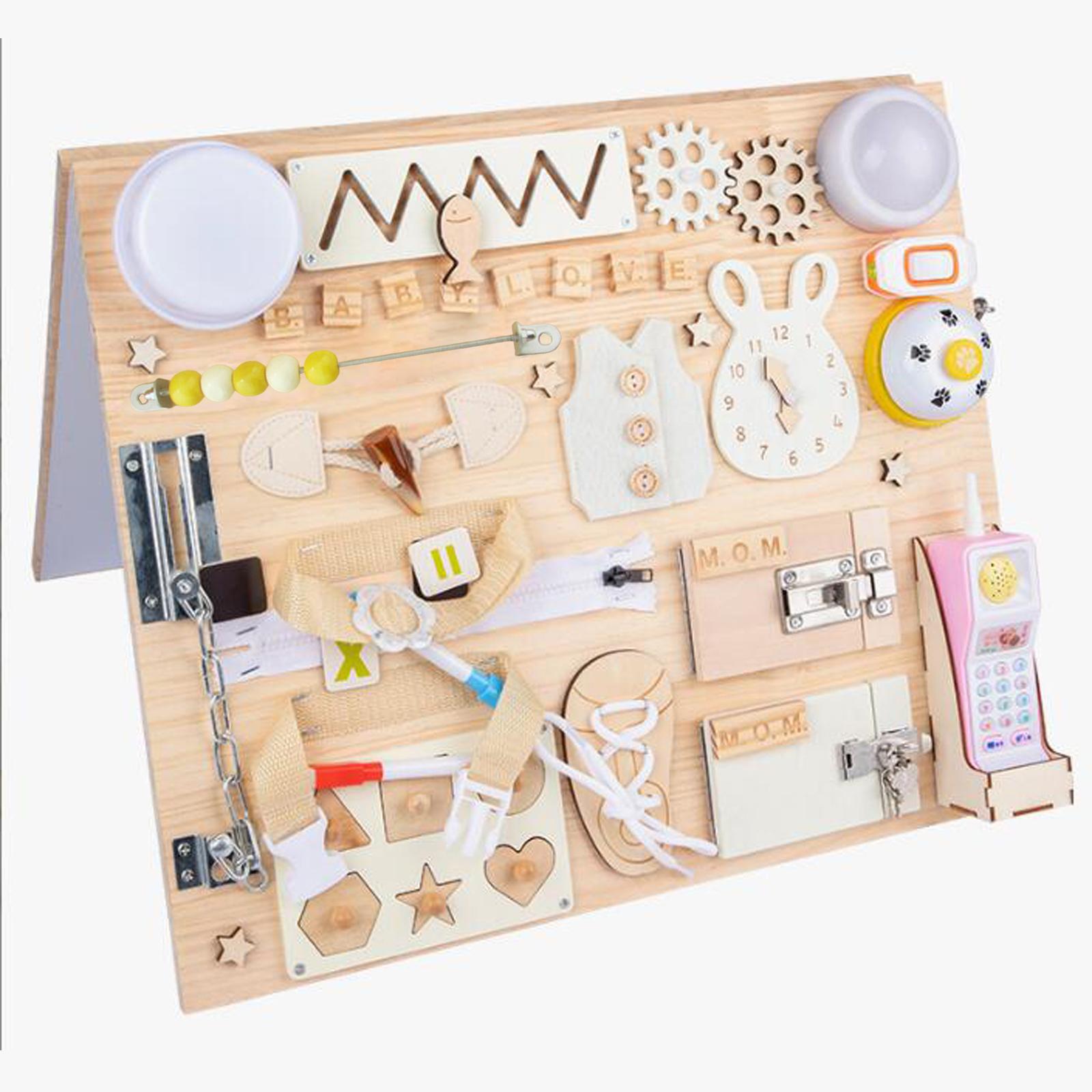 Montessori Busy Board Accessor - Board Game For Kids ulasan dan harga