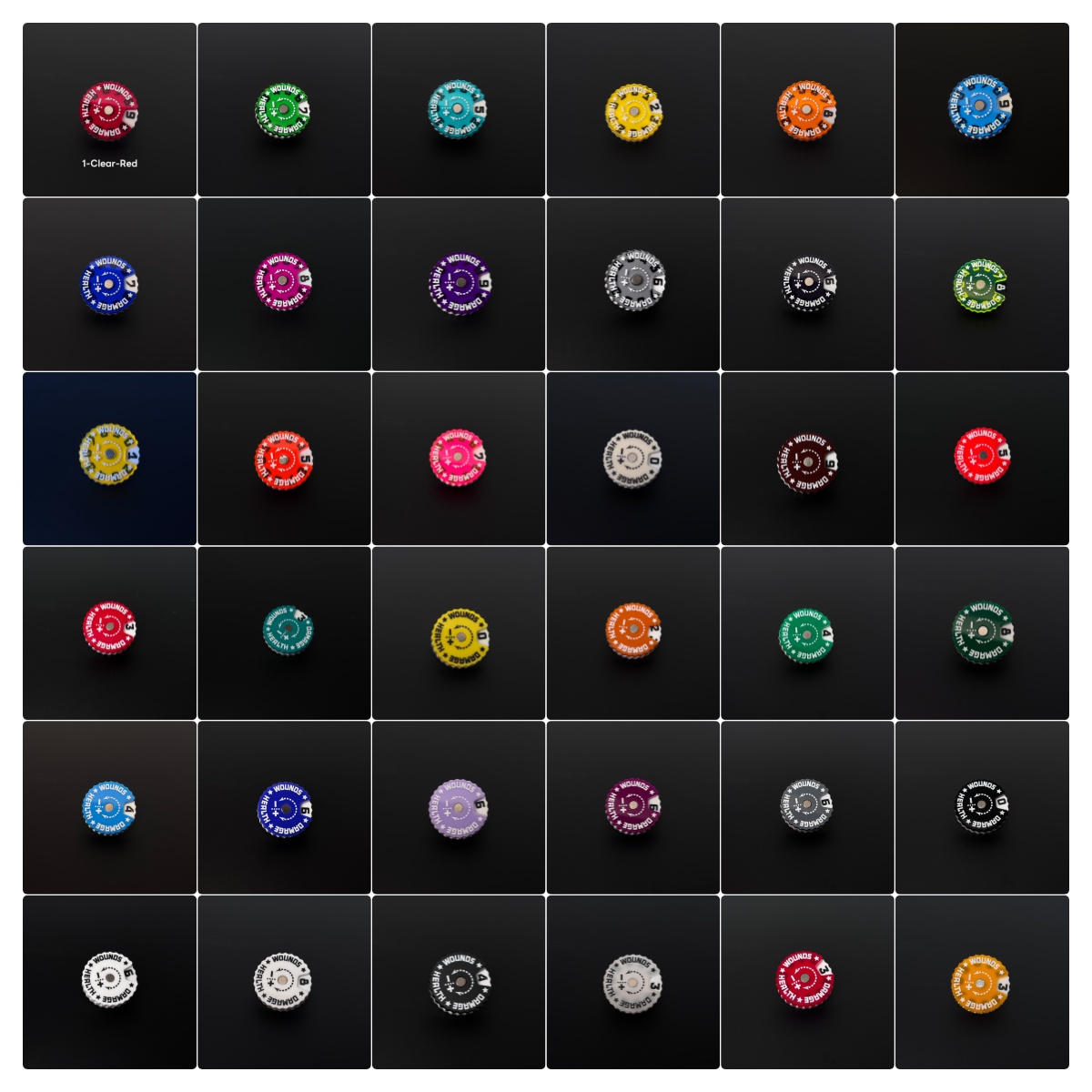 25x25x6mm Wound Tracker Table  - Board Game Path ulasan dan harga