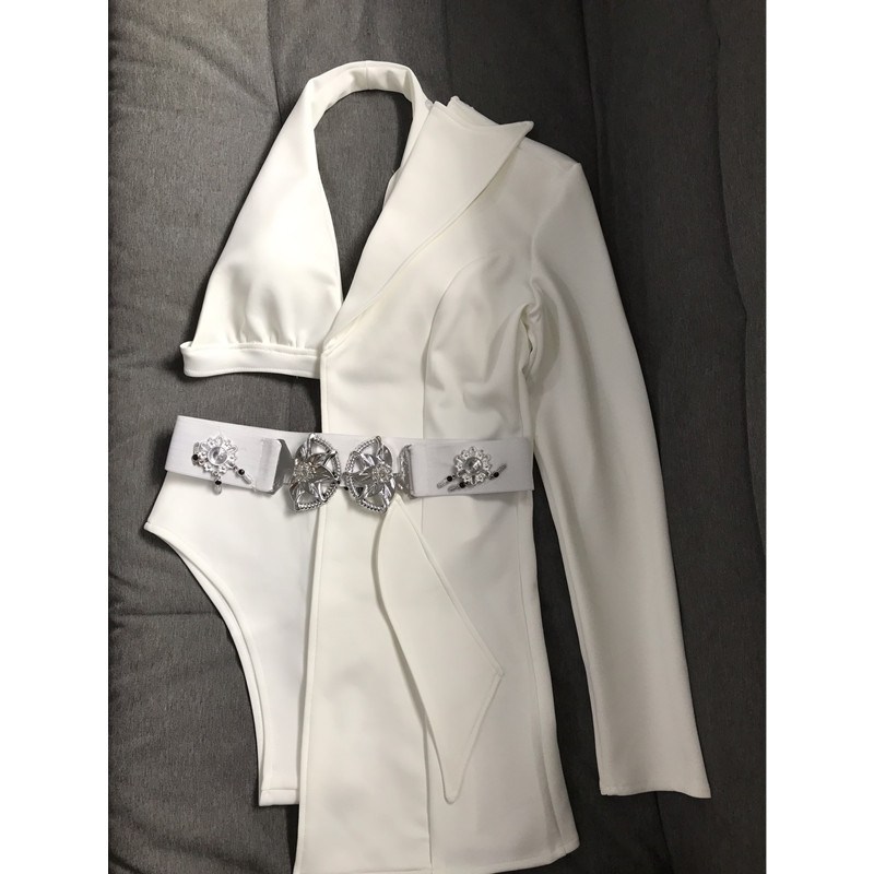 Sexy Asymmetric Blazer Bikini  - Board Game Yogi ulasan dan harga